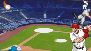 Powerpoint Baseball Background Presentación (16:9) template