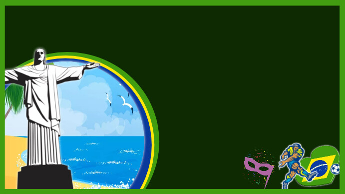 Brazil Powerpoint Backgorund Powerpoint Brazil Background Modelo | PosterMyWall