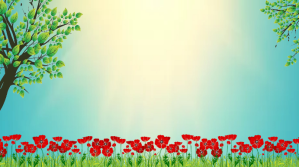 Powerpoint Bright Spring Nature Flowers Background Prezentacja (16:9) template