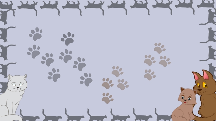 Powerpoint Cat Stickers Powerpoint Cats Background Template | PosterMyWall
