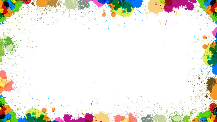Powerpoint Colorful Abstract Painting Background Template | PosterMyWall