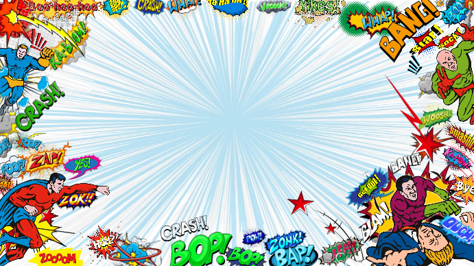Plantilla de Comic Book Theme | PosterMyWall