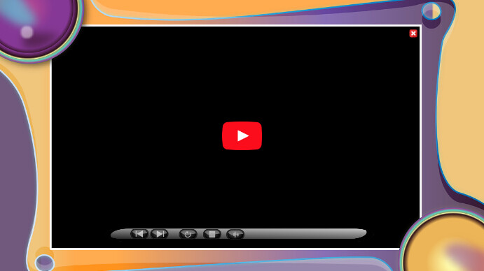Powerpoint Computer Music and Movie Player Background Presentasi (16:9) template