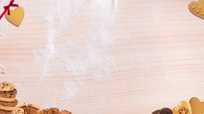 Powerpoint Cookies Biscuits Background Template | PosterMyWall