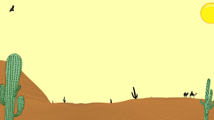 Powerpoint Desert Background Template | PosterMyWall