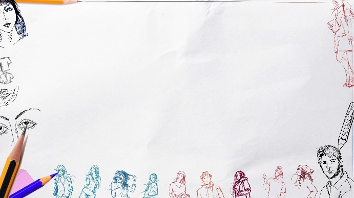 Powerpoint Drawing Arts Background Template | PosterMyWall