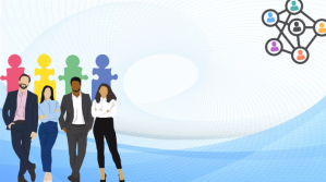 Powerpoint Human Resources Background Presentation (16:9) template
