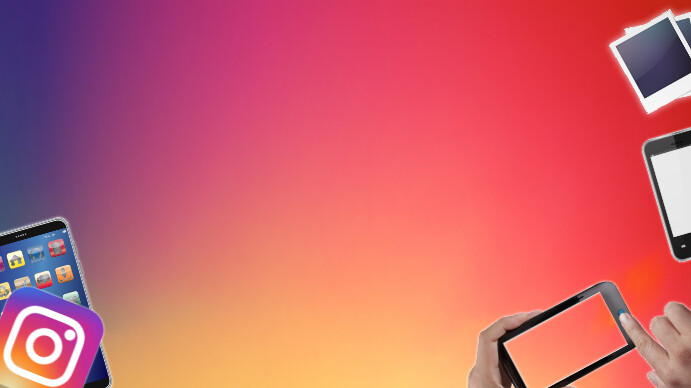 Powerpoint Instagram Social Media App Backgro Template PosterMyWall powerpoint-instagram-social-media-app-backgro-template-postermywall