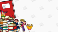 Powerpoint Kids Book Club Background Presentasi (16:9) template
