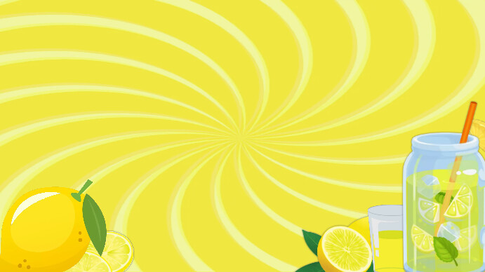 Powerpoint Lemonade Background Template | PosterMyWall