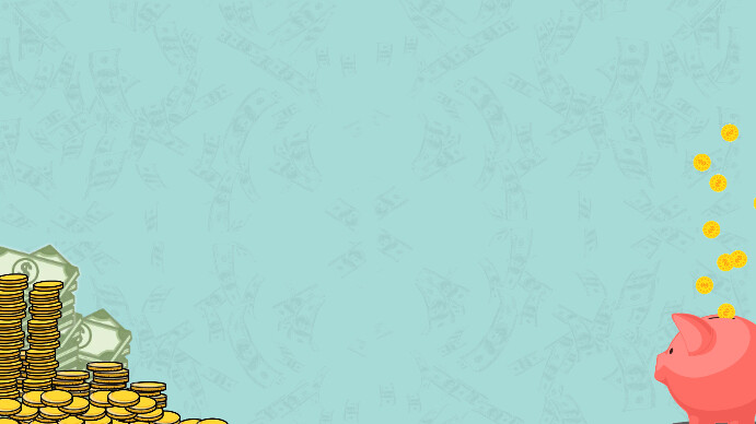 Powerpoint Money Saving Background Template | PosterMyWall