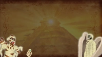 Powerpoint Mummy's Tomb Background Presentation (16:9) template