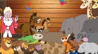 Powerpoint Noah's Ark Background Presentation (16:9) template