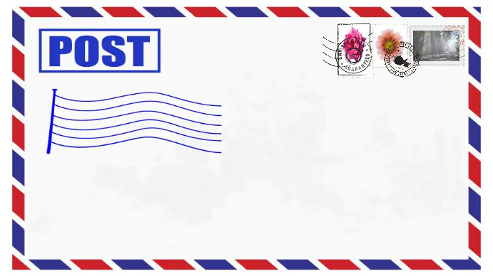 Powerpoint Postcard Mail Background Template | PosterMyWall