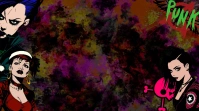 Powerpoint Punk Grunge Background Presentation (16:9) template