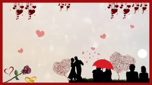 Powerpoint Romance Genre Background Presentación (16:9) template