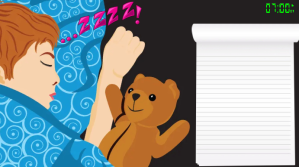 Powerpoint Sleep Well Background Presentación (16:9) template