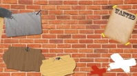 Powerpoint Stone Wall Signs Background Präsentation (16:9) template