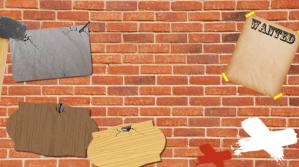 Powerpoint Stone Wall Signs Background Presentation (16:9) template