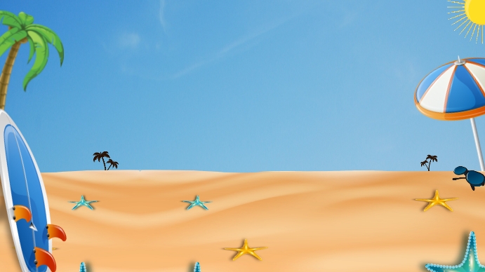 Powerpoint Backgrounds Surf Powerpoint Surf Summer Beach Background Template | PosterMyWall