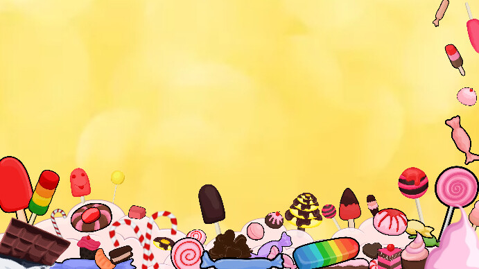 Powerpoint Sweet Candy Background Template | PosterMyWall