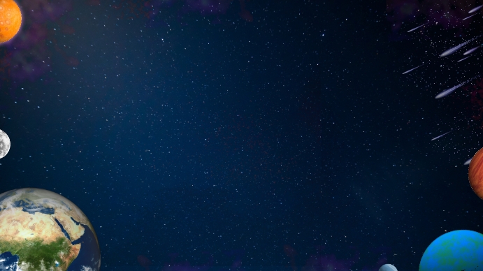 Powerpoint Universe Planets Background Template | PosterMyWall