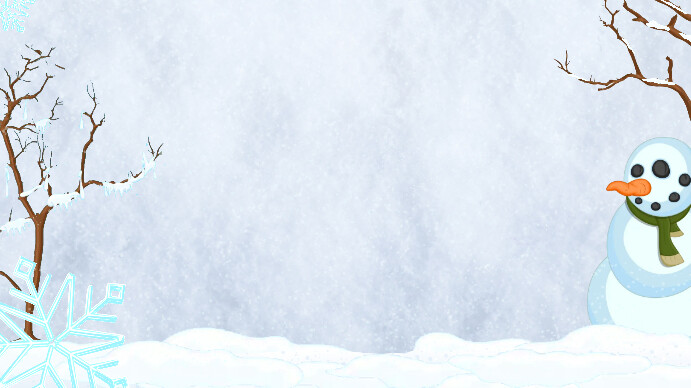 Slide For Snow Snow Background Powerpoint