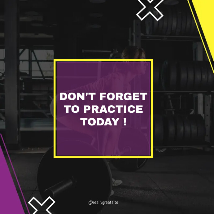 practice Template | PosterMyWall