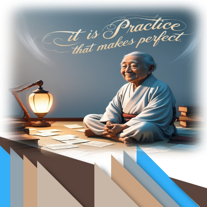 Practice makes perfect - Modern & Minimal Ins โพสต์บน Instagram template