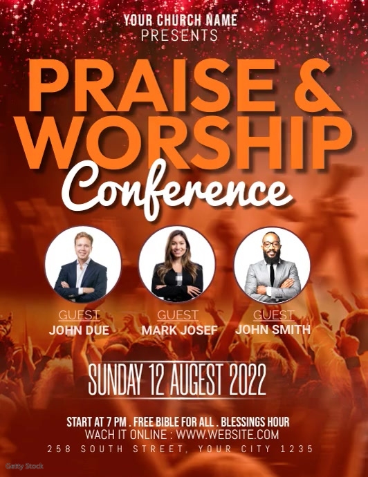 Praise & worship Template | PosterMyWall
