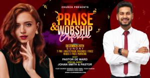 Praise & Worship Facebook Event Cover template