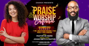 Praise & Worship Facebook Event Cover template