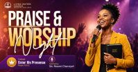 Praise & Worship Night Ibinahaging Larawan sa Facebook template
