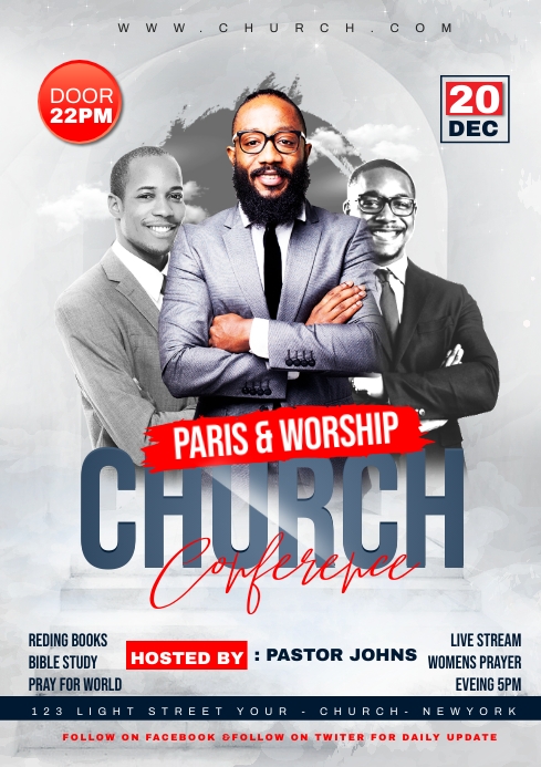 Praise & Worship template | PosterMyWall