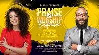 Praise & Worship Twitter Post template
