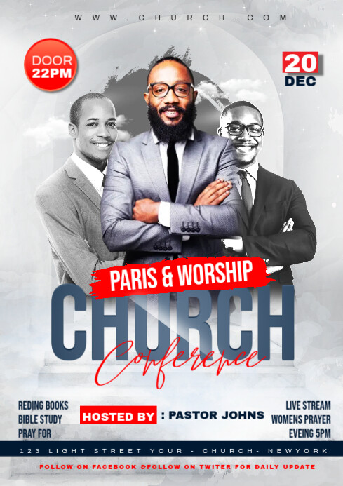 Praise & Worship template A2