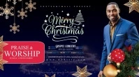 praise and worship christmas service Digital Display (16:9) template