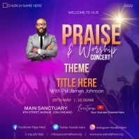 praise and worship concert Template | PosterMyWall
