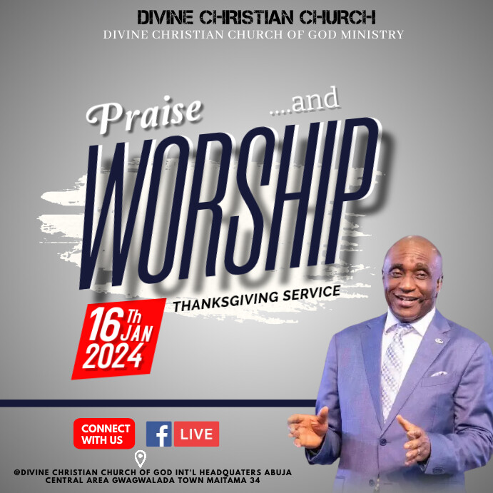 Modèle praise and worship | PosterMyWall