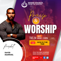 praise and worship Pos Instagram template