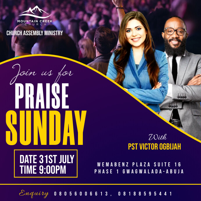 praise and worship Template | PosterMyWall