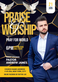 Praise and Worship Template | PosterMyWall