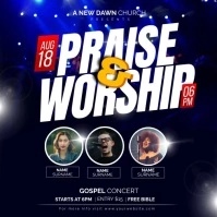 praise and worship Iphosti le-Instagram template