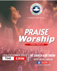PRAISE AND WORSHIP Instagram Portrait template