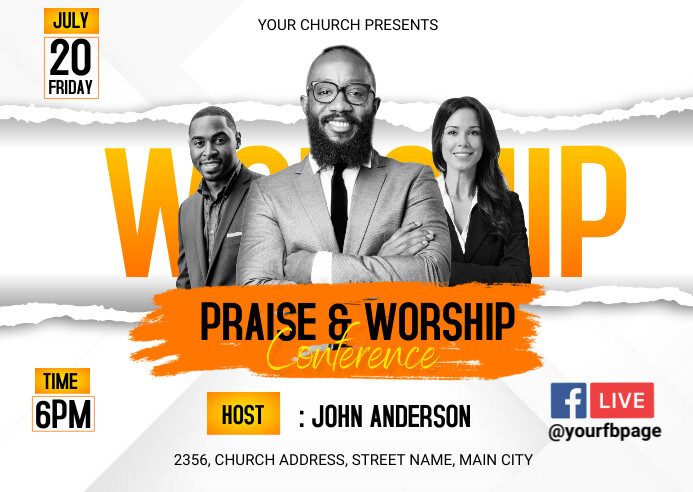 praise and worship Template | PosterMyWall