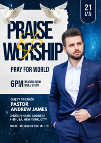 Praise and Worship Template | PosterMyWall