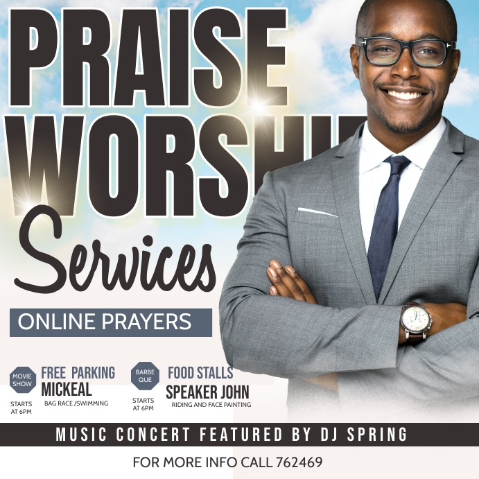 praise and worship Template | PosterMyWall