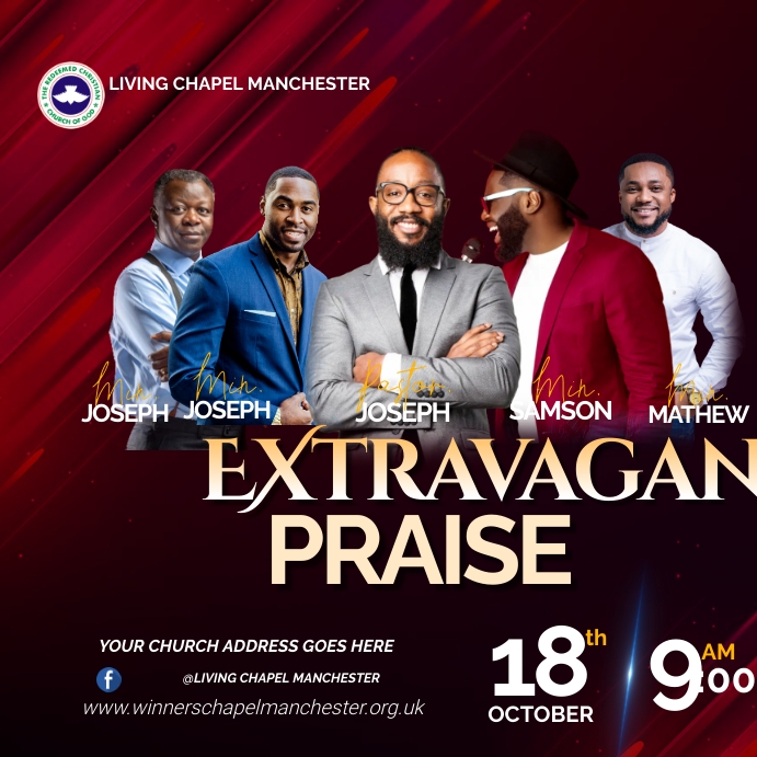 Copy of praise and worship | PosterMyWall