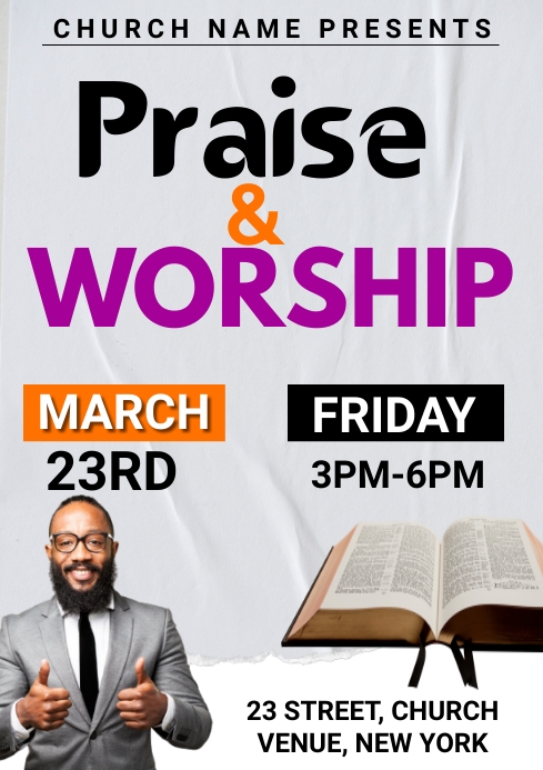 praise and worship Template | PosterMyWall