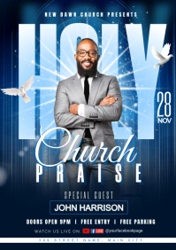 praise and worship A5 template